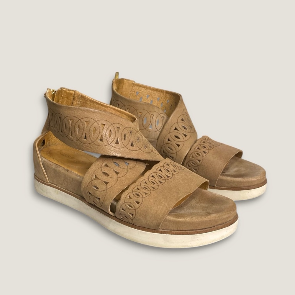 Bussola Potsdam Pamela Sandals Women 39 / 8.5 Platform Leather Boho Gladiator